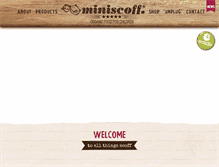 Tablet Screenshot of miniscoff.co.uk